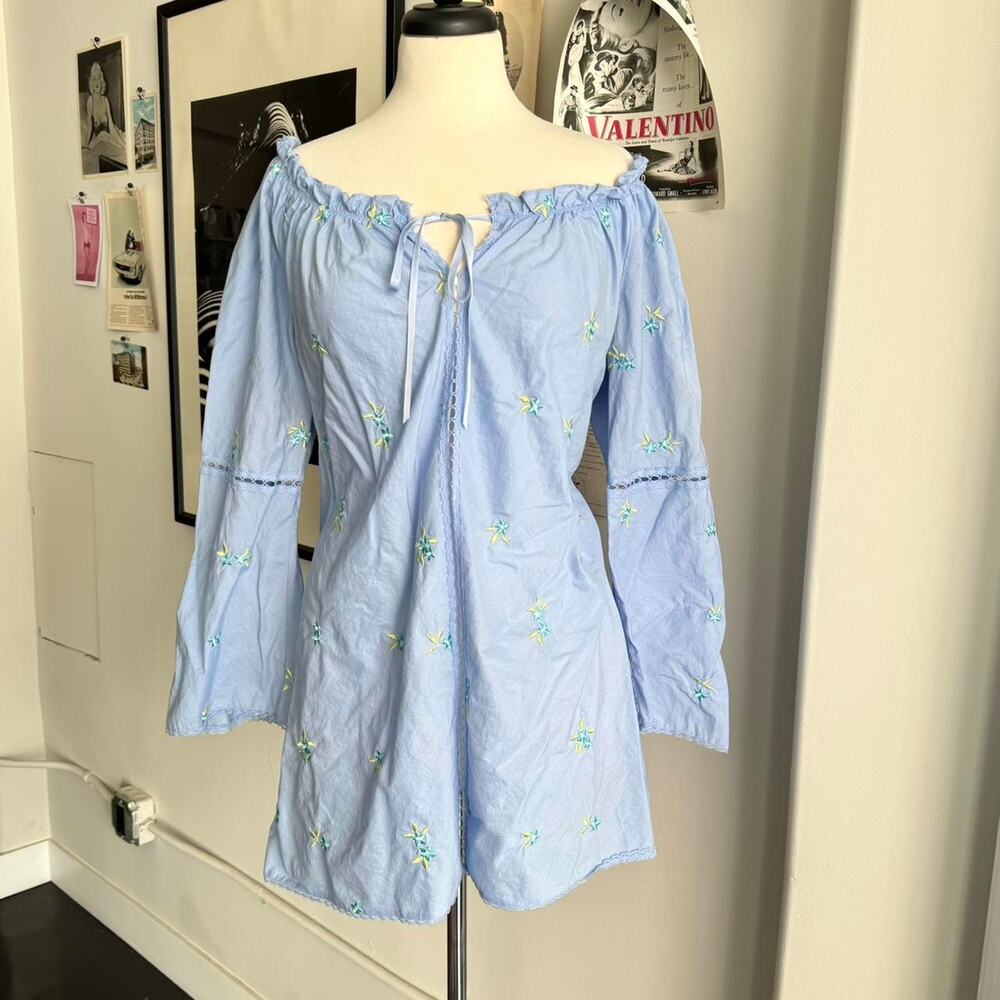 Victoria secret blue floral dress